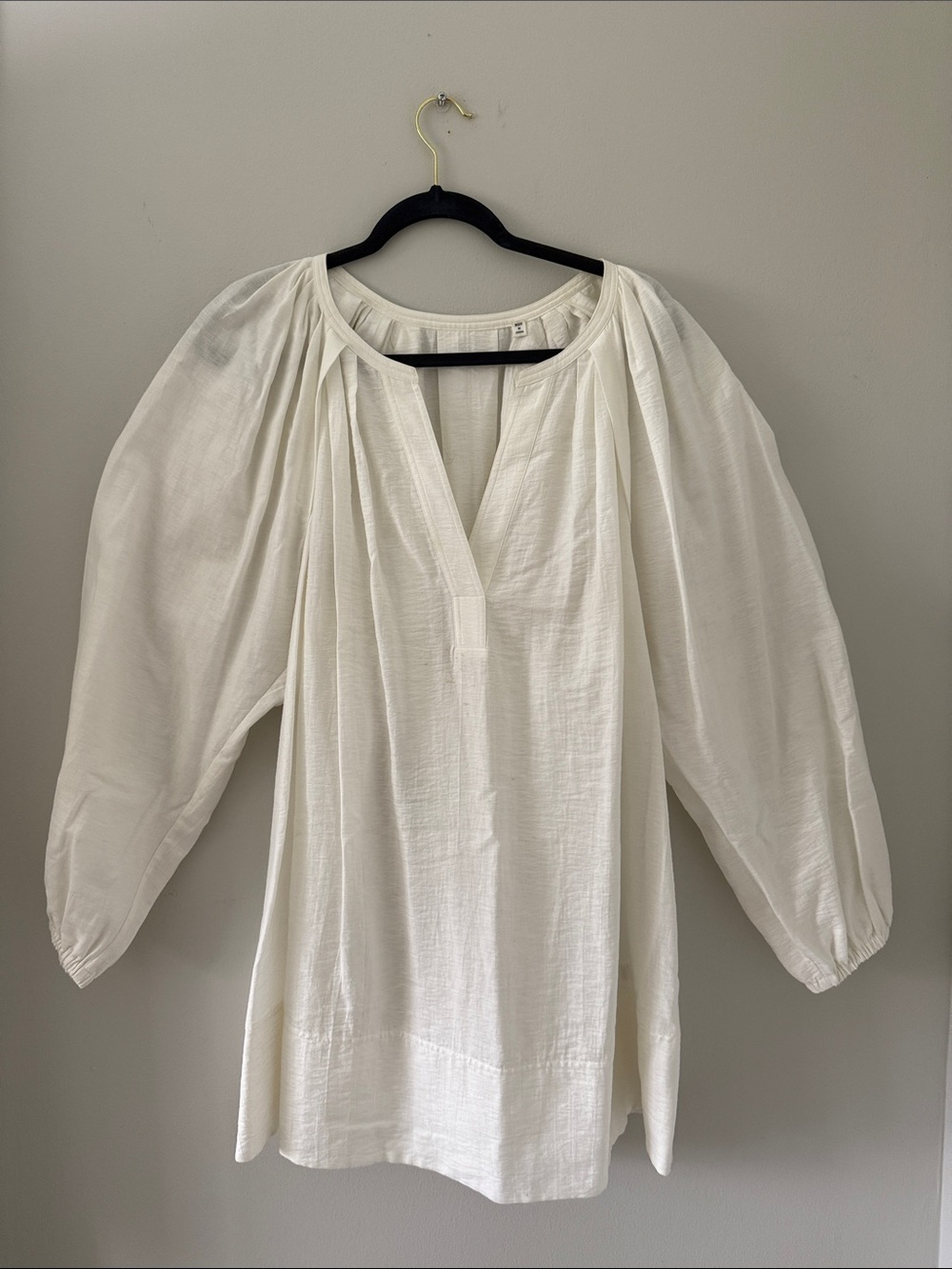 A.L.C. Ivory Gauze Peasant Tunic or Mini Dress
